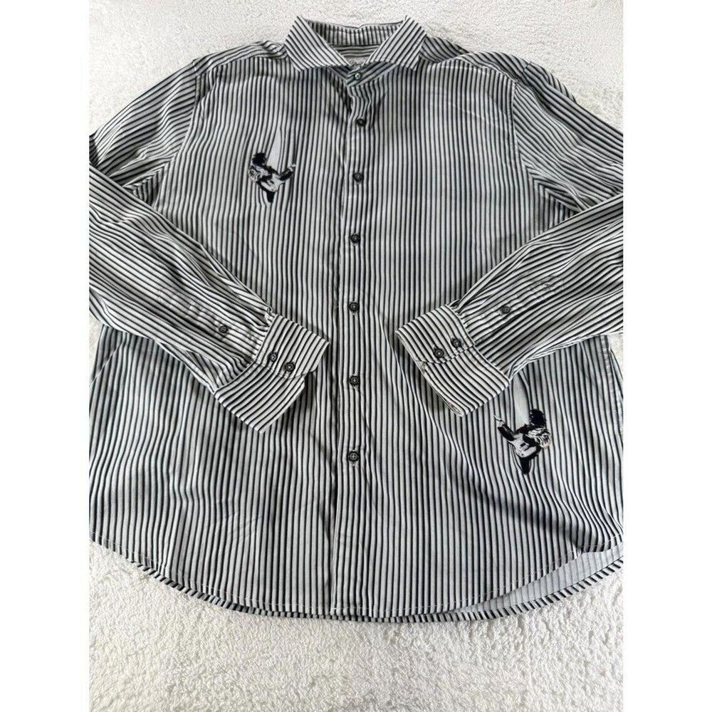 Robert Graham Guitar Riff Men’s 3XL Long Sleeve Button Shirt Flip Cuff Rock Star